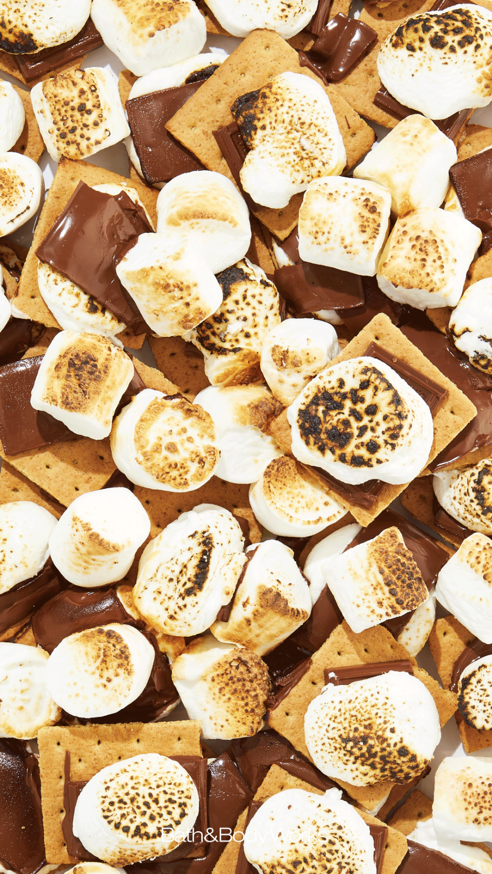 S'mores iPhone Wallpaper Background. Food, Smores, Chocolate graham crackers