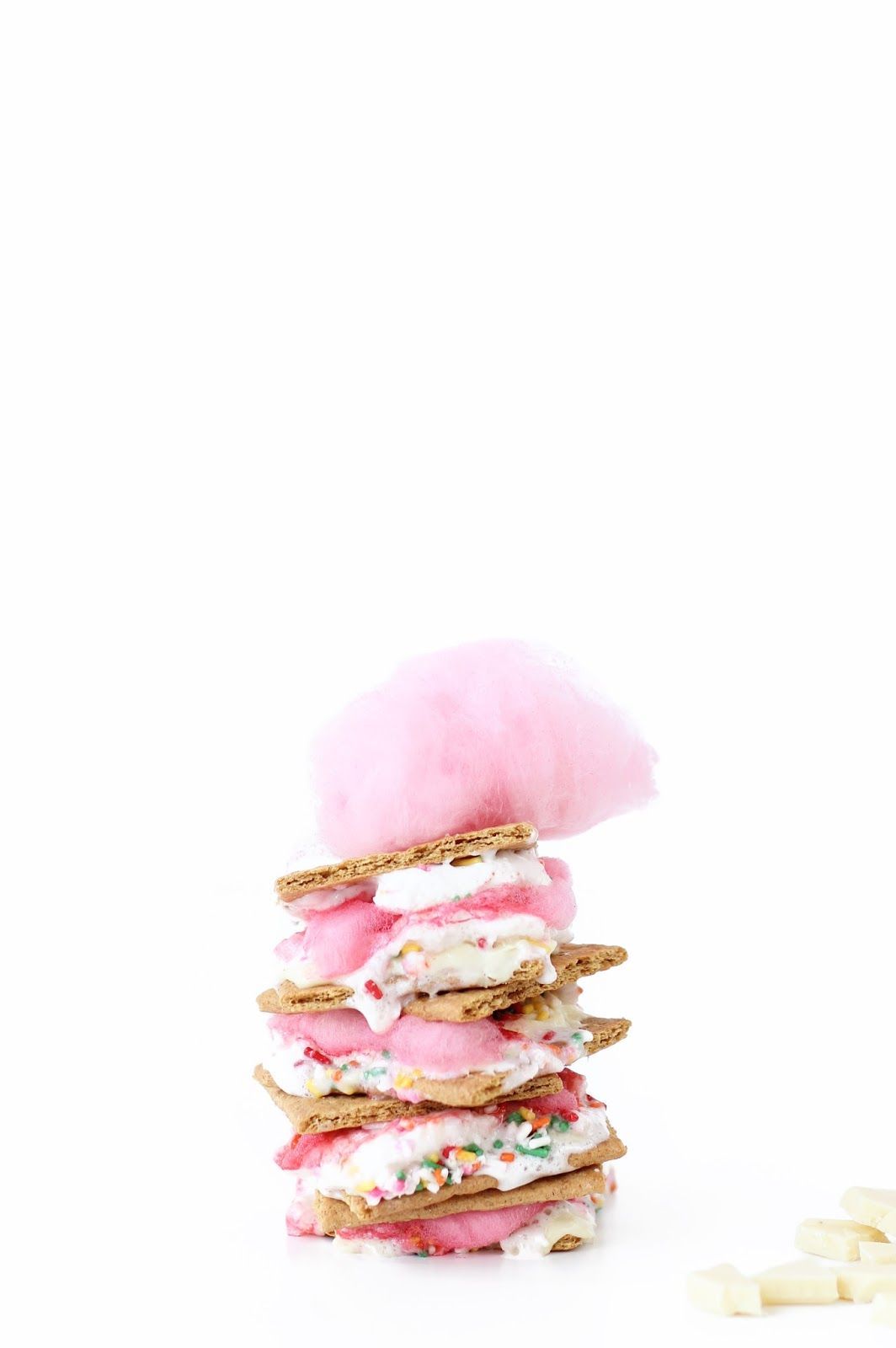 Cotton Candy S'mores & Sprinkle Marshmallows. Cotton candy, Smores, Candy