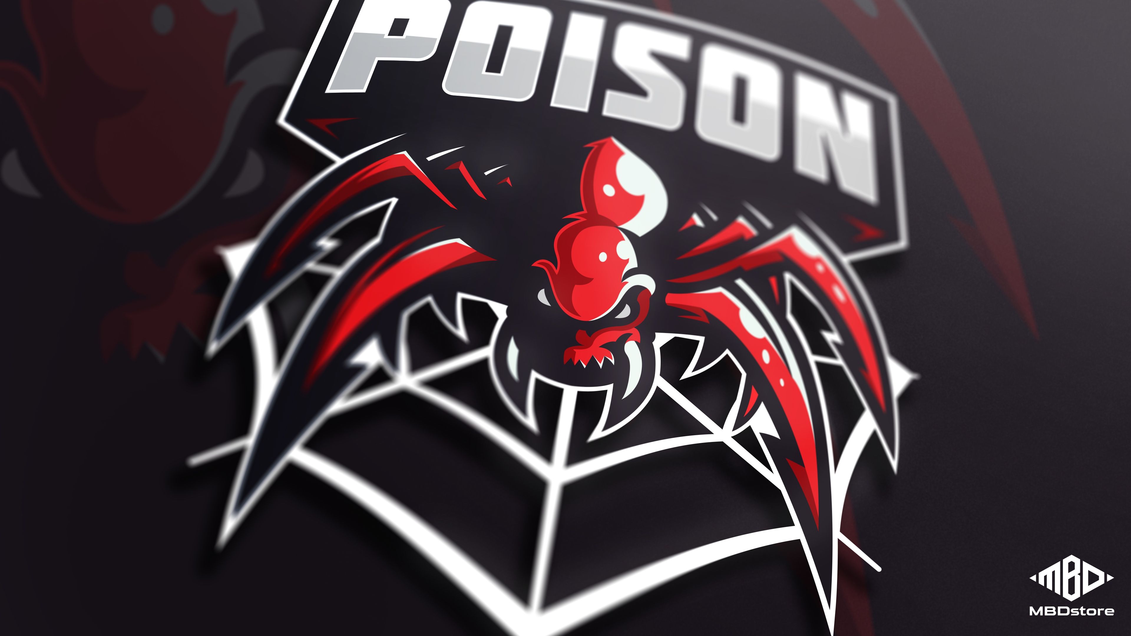 Poison mascot logo