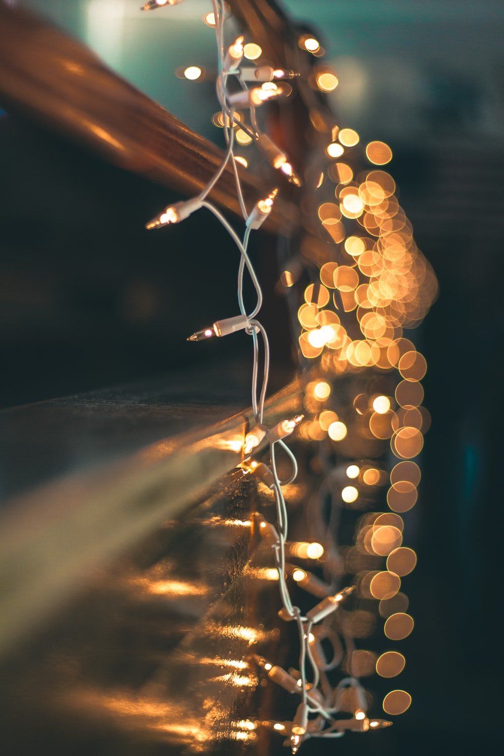 Aesthetic Aesthetic Tumblr Christmas Lights Desktop Wallpaper