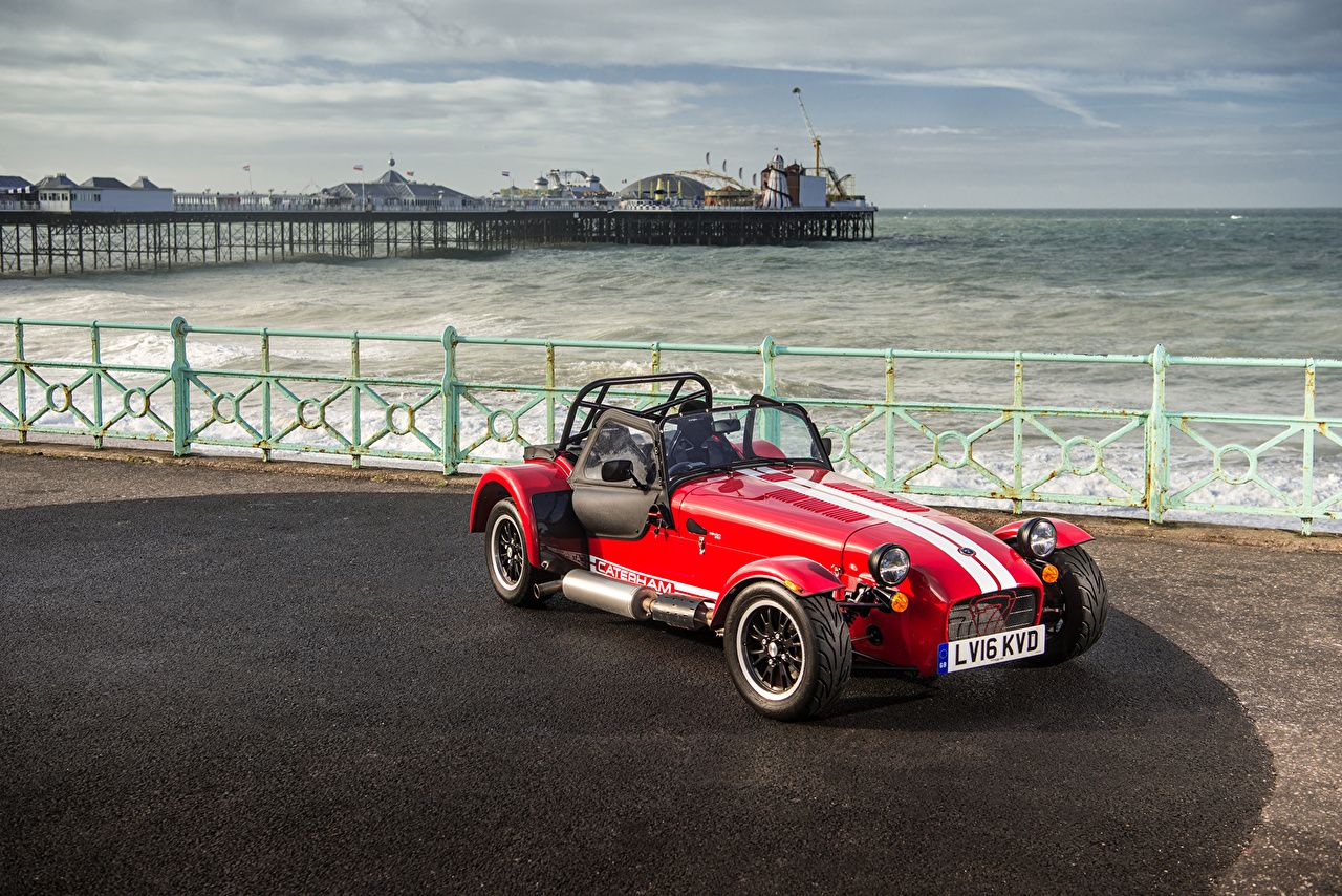 Desktop Wallpaper Caterham 7 2016 310 R Red Metallic automobile