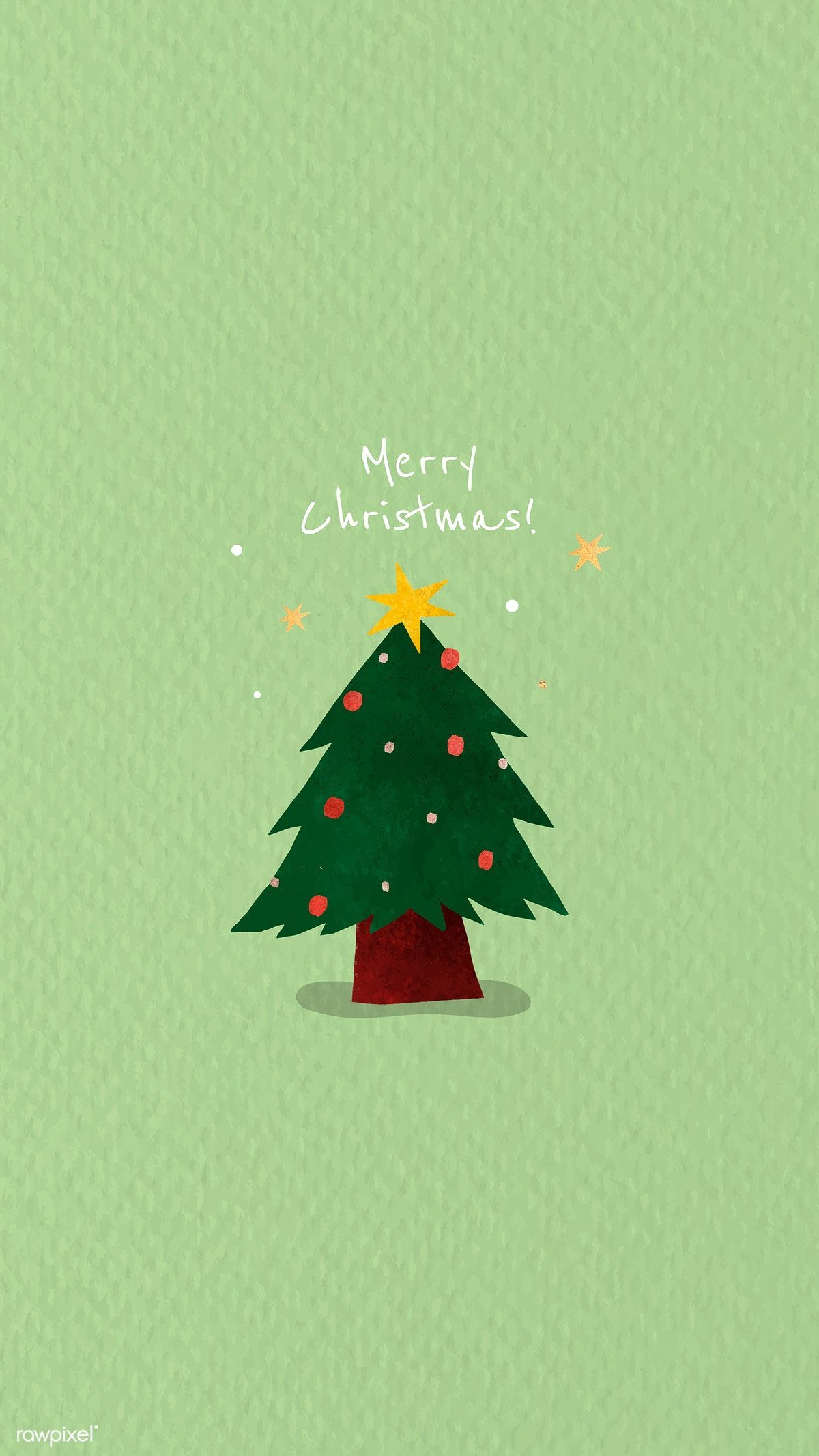 Download premium vector of Christmas tree doodle background vector 1227270. Christmas tree drawing, Tree doodle, Cute christmas wallpaper