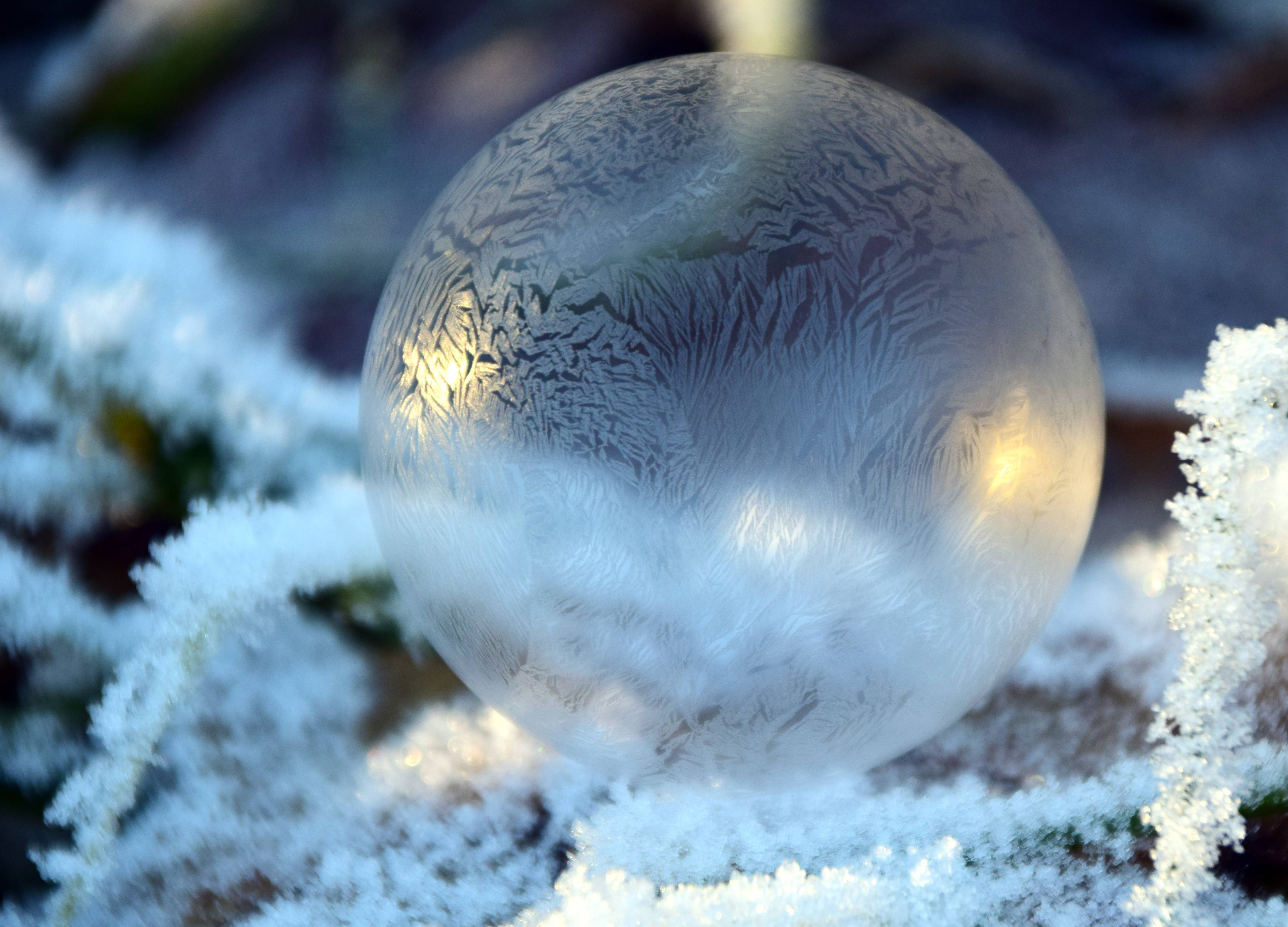 #winter, #soap, #bubble, #cold, #frost, #balls, #bubble. Mocah.org HD Wallpaper