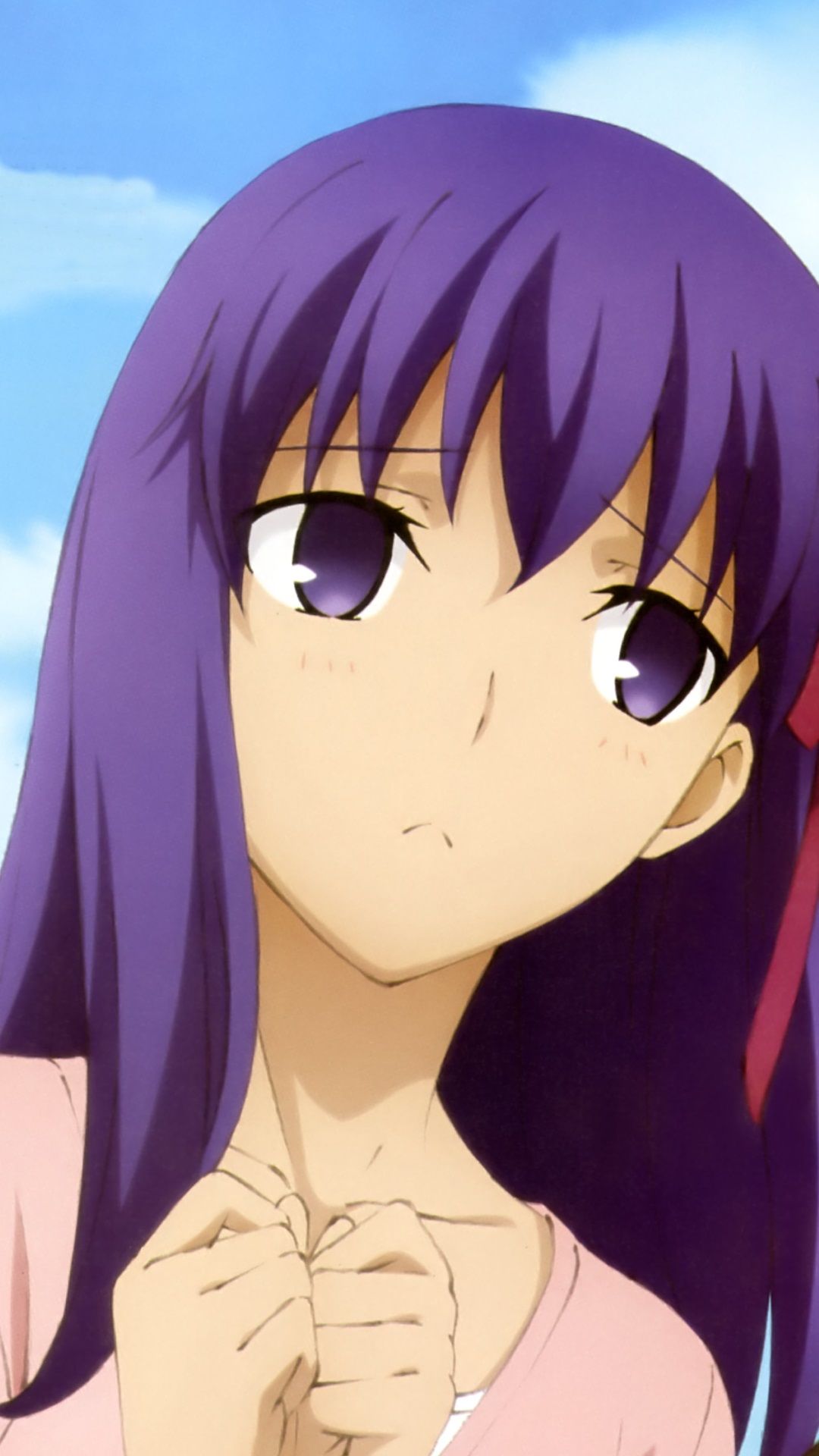 Fate Stay Night Unlimited Blade Works Sakura Matou.Samsung Galaxy S4 wallpaper 1080×1920