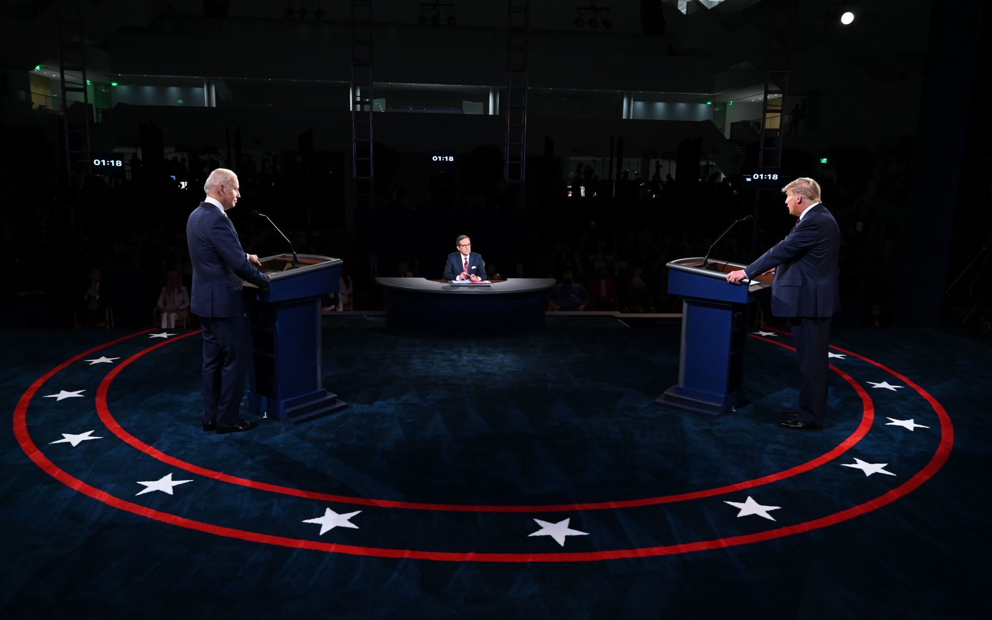 Photos: President Trump and Joe Biden face off in first debate Angeles Times
