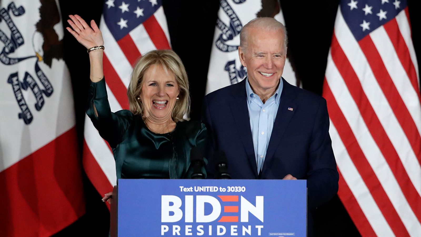 Dr. Jill Biden, wife of former US vice president Joe Biden, visiting Fresno City College Thursday