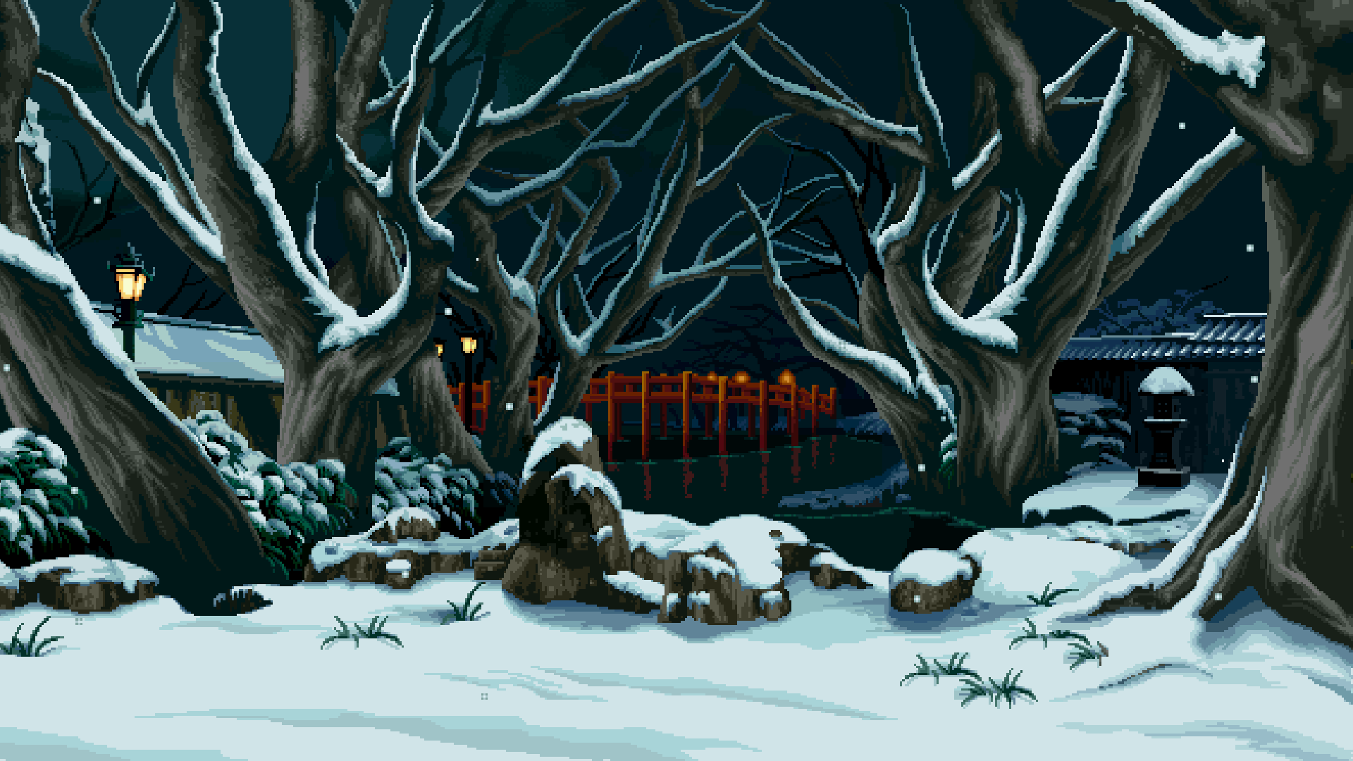 8 Bit, Art, Pixel, Snow, Winter HD Wallpaper & Background • 28595 • Wallur