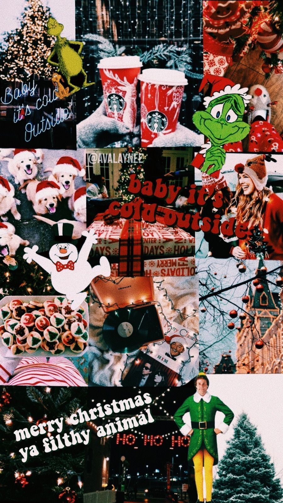 vsco- avalaynee. Cute christmas wallpaper, Christmas wallpaper tumblr, Christmas phone wallpaper