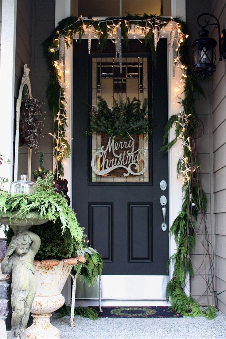 Christmas Door Decoration Ideas From Celebration about Christmas