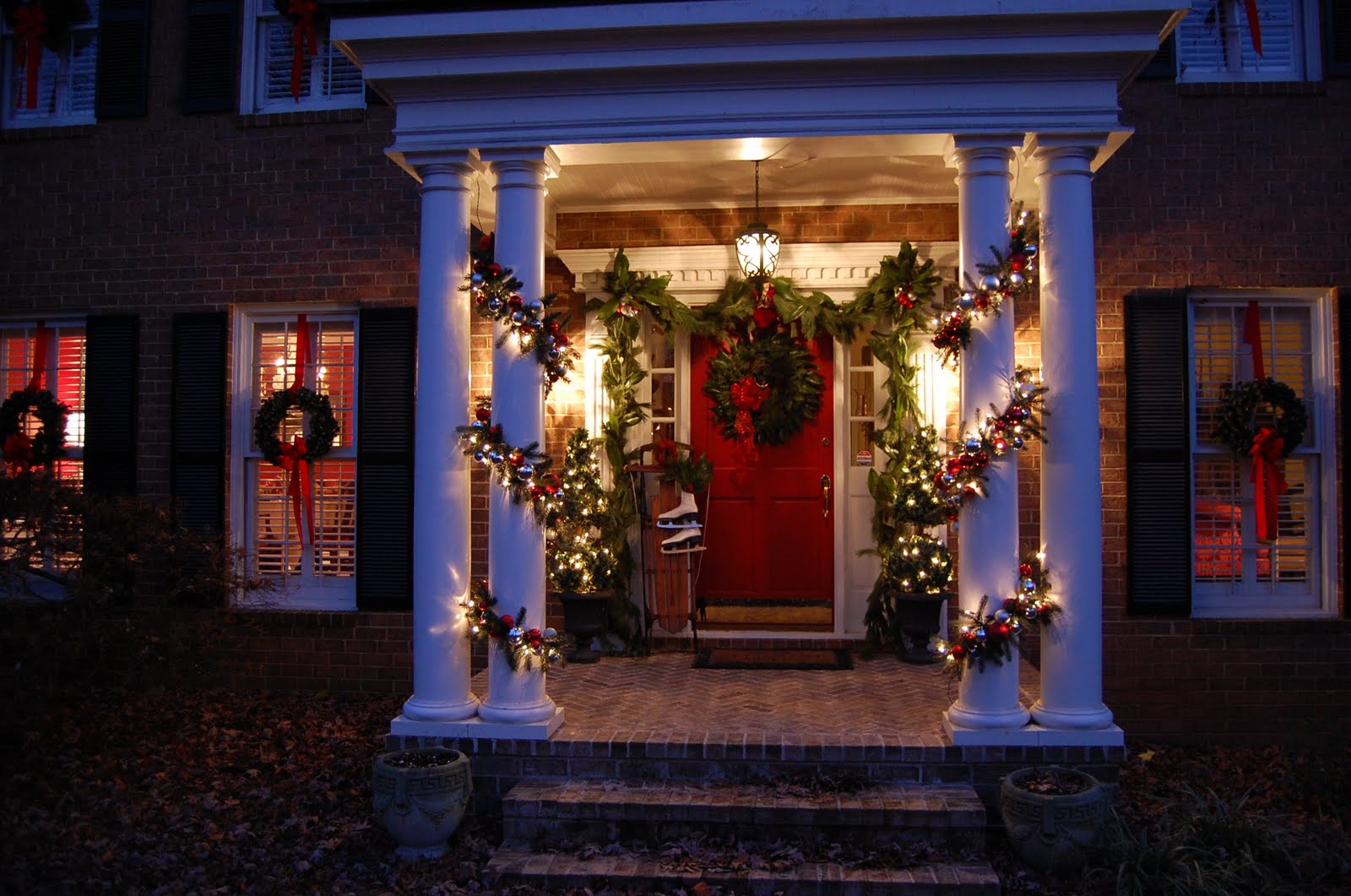 Christmas Porch Wallpapers Wallpaper Cave