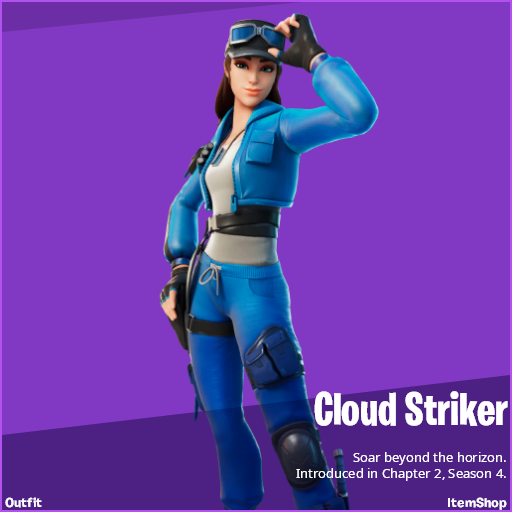 Cloud Striker Fortnite wallpaper
