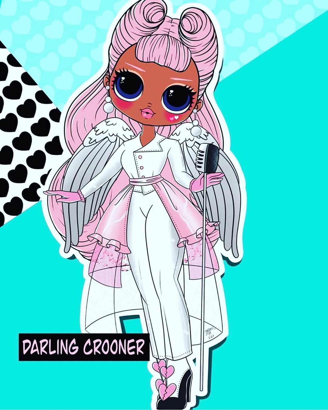 Hey Guys! Let me introduce you the OMG Doll Art. This is Angel's Big Sis and she looks stunning! #lol #l. Lol dolls, Cute dolls, Cute coloring pages
