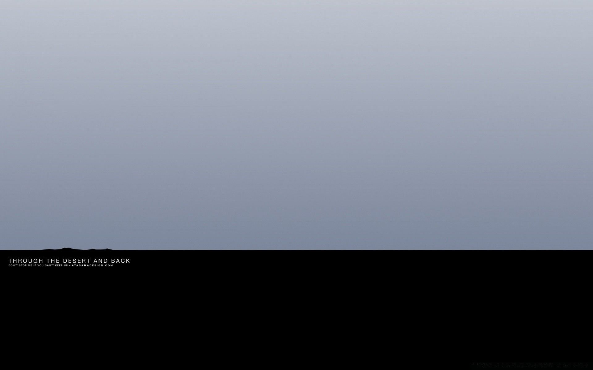 Don't Stop Me If You Can't Keep Up