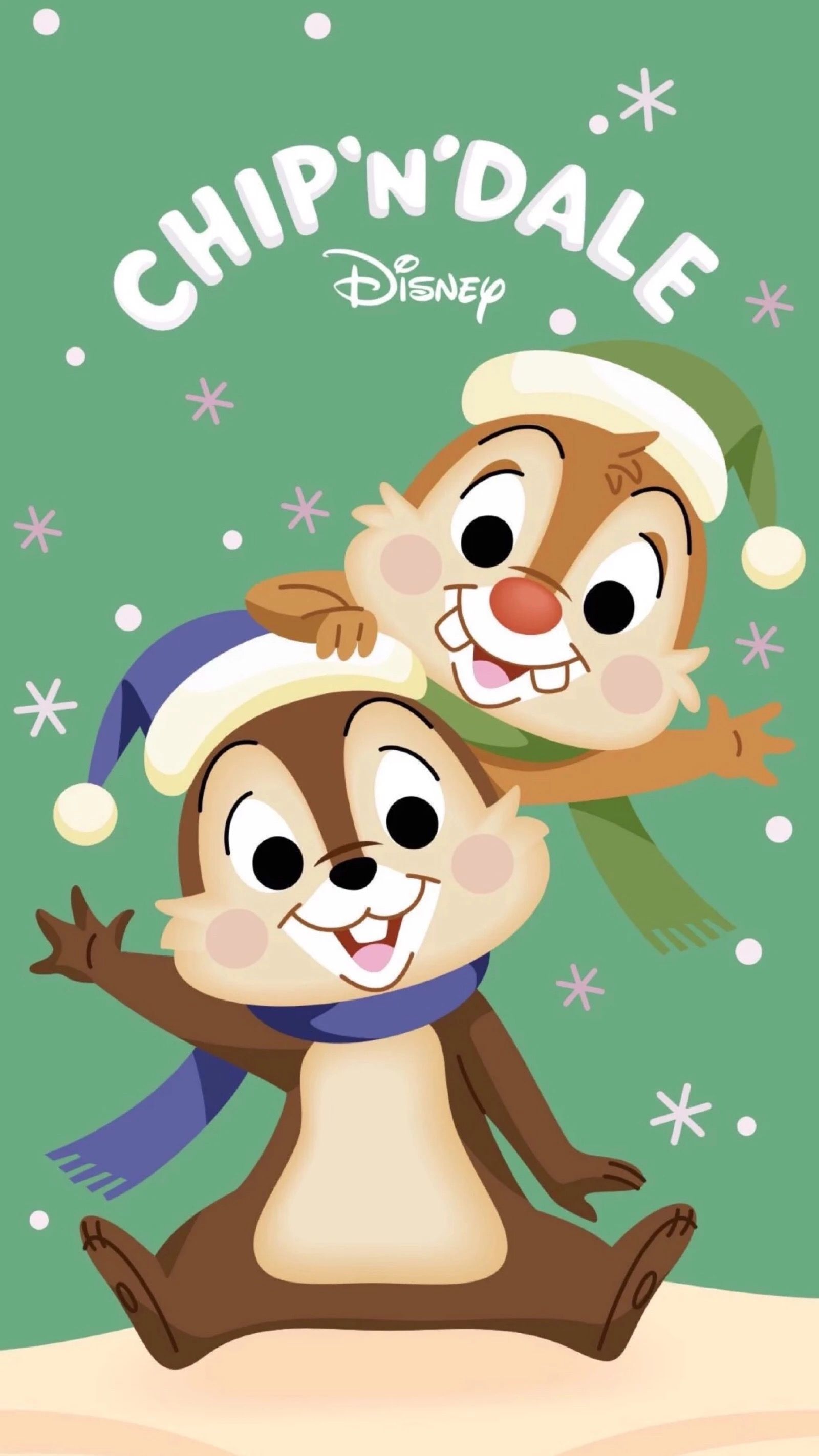 iPhone Cute Disney Christmas HD Wallpaper
