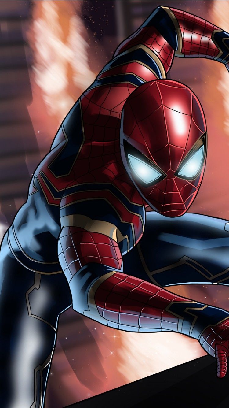 Spider Man In Infinity War Wallpaper