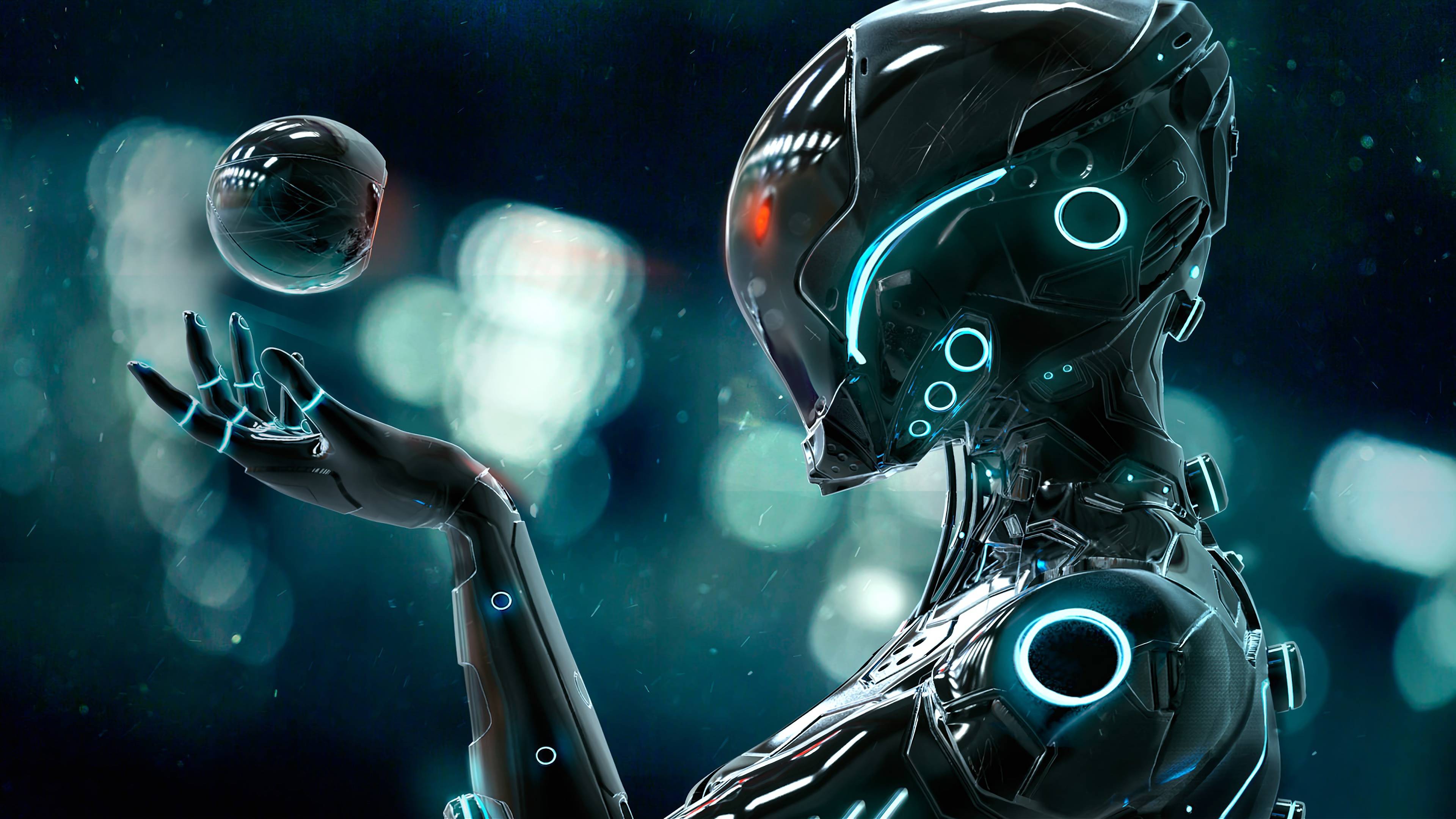 Robot 4k ultra hd 1610 wallpapers hd desktop backgrounds 3840x2400  images and pictures