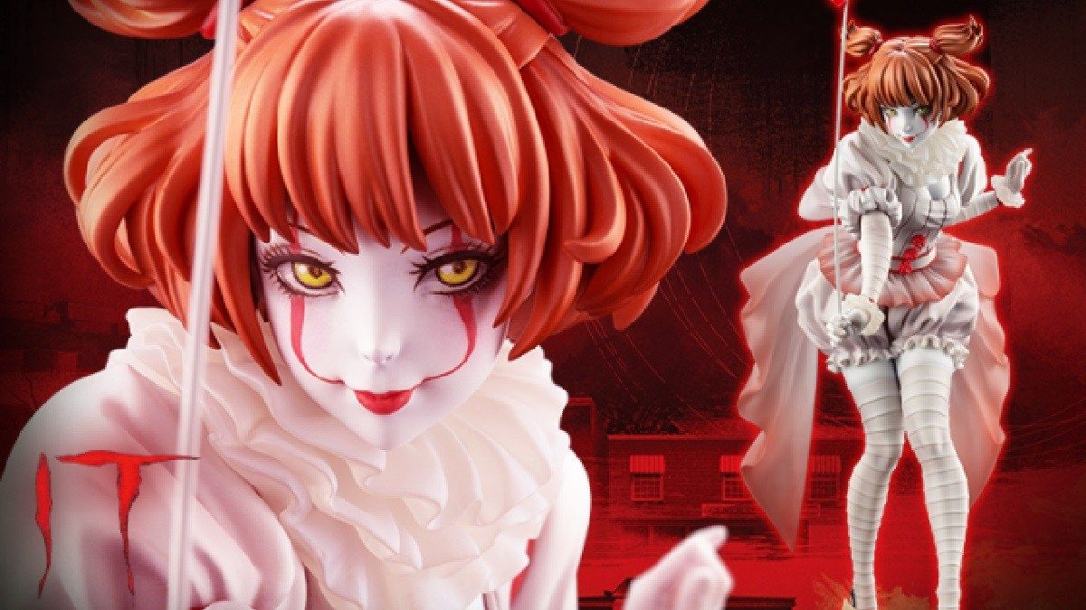 The clown Pennywise becomes an anime girl in this curious figure