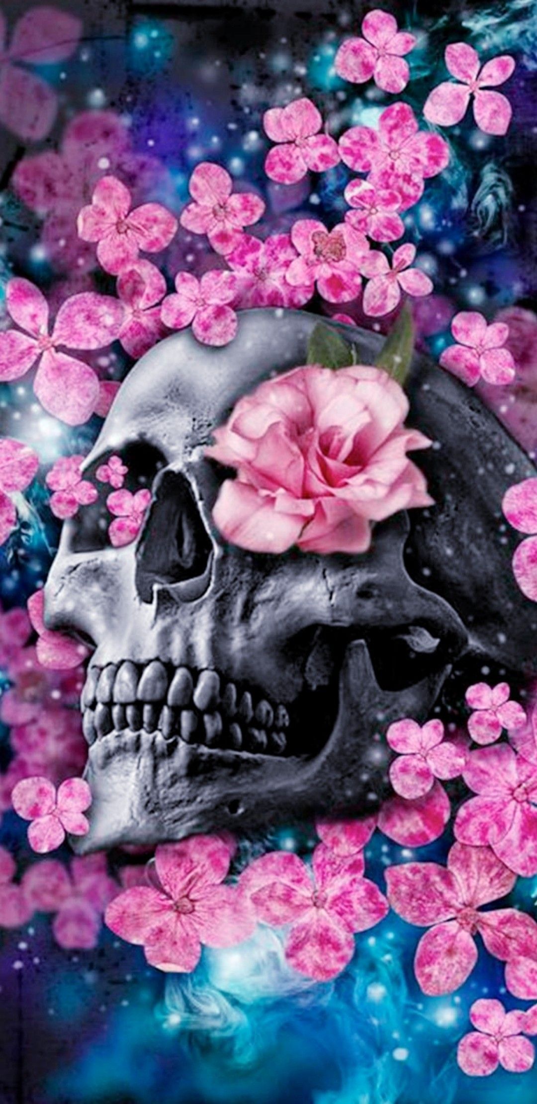 girly skulls backgrounds