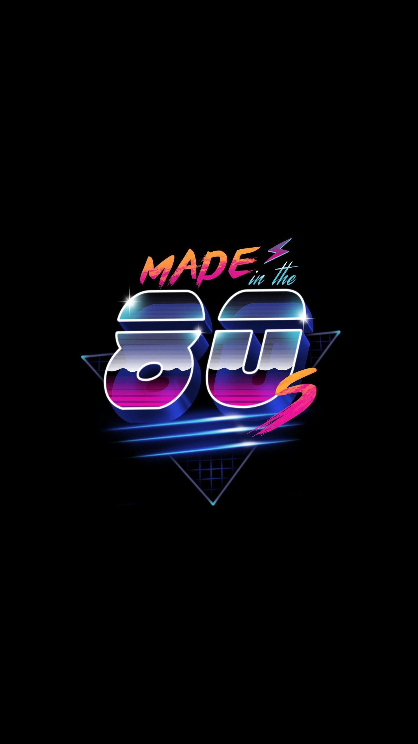 Made in 80s Neon art Wallpapers