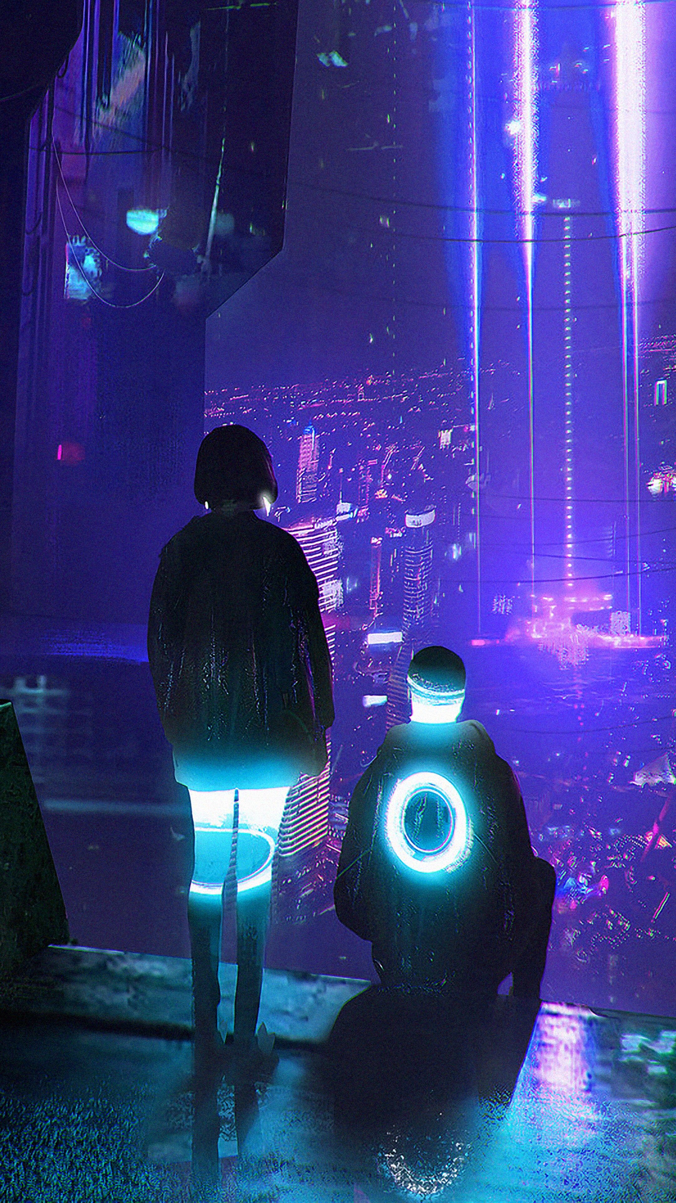 Cyberpunk, City, Night, Sci Fi .mocah.org