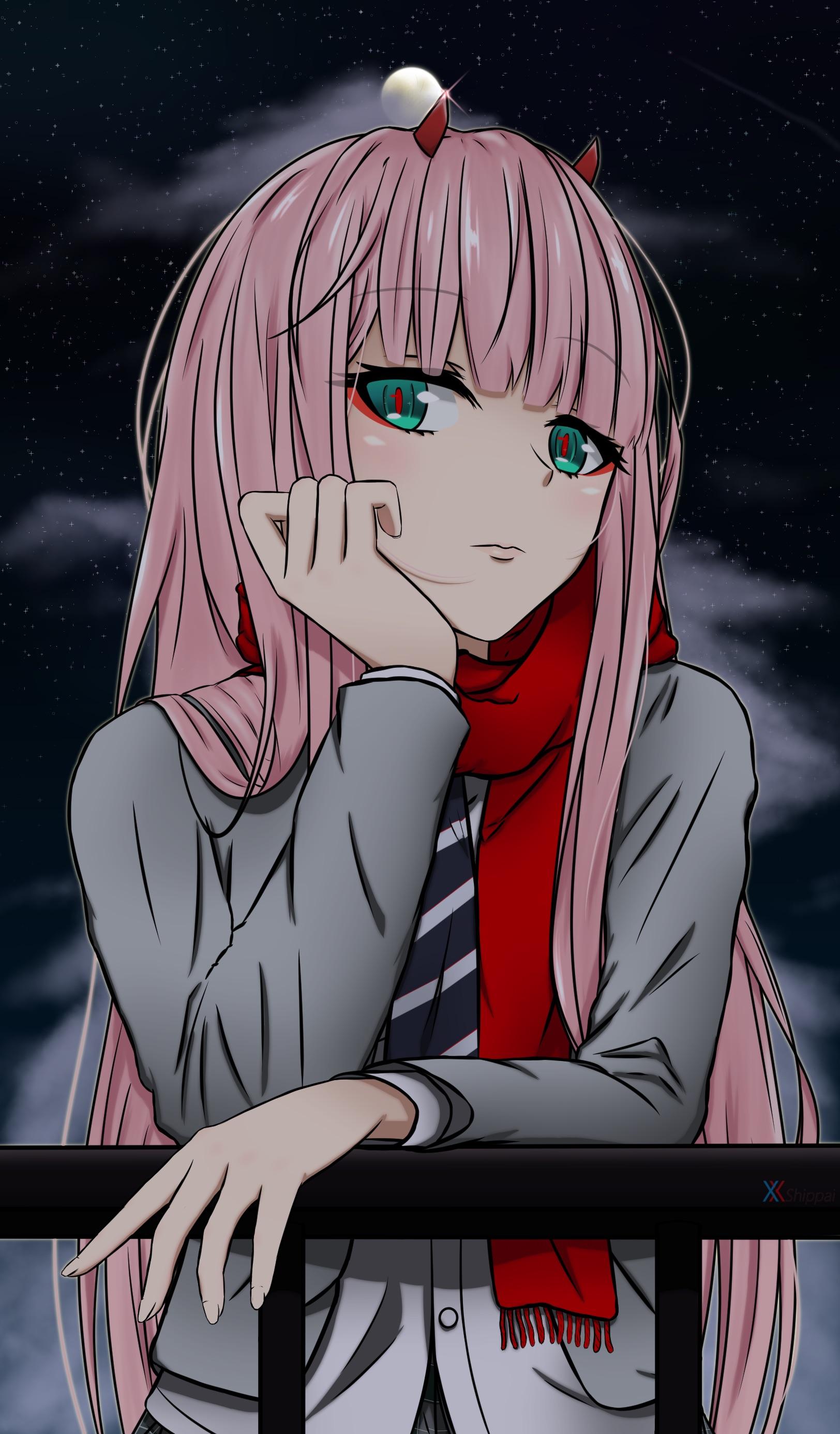 Best R Anime Image On Pholder. [OC] Hi There, I Drew Zero Two, Hope You'll Like It!