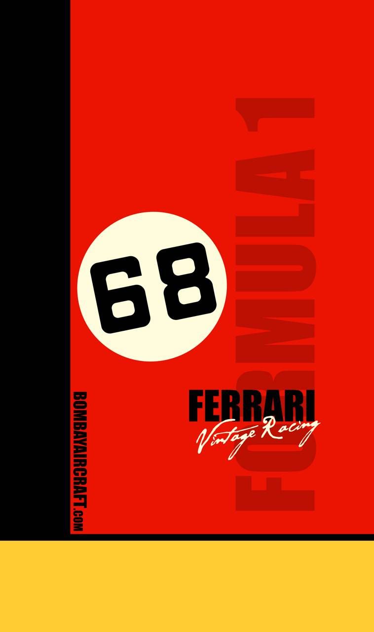 Red Ferrari Vintage wallpaper