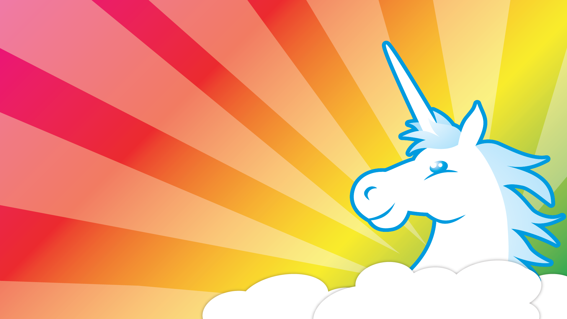 unicorns and rainbows wallpaper