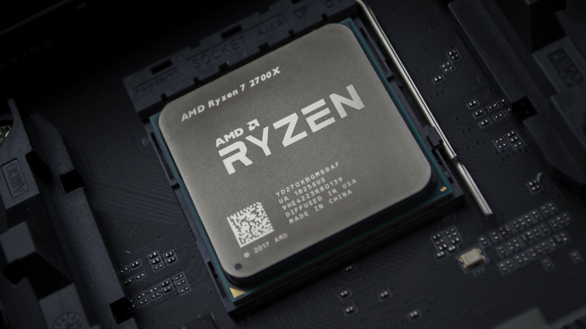 AMD Ryzen 7 2700X. Desktop wallpaper. 1920x1080