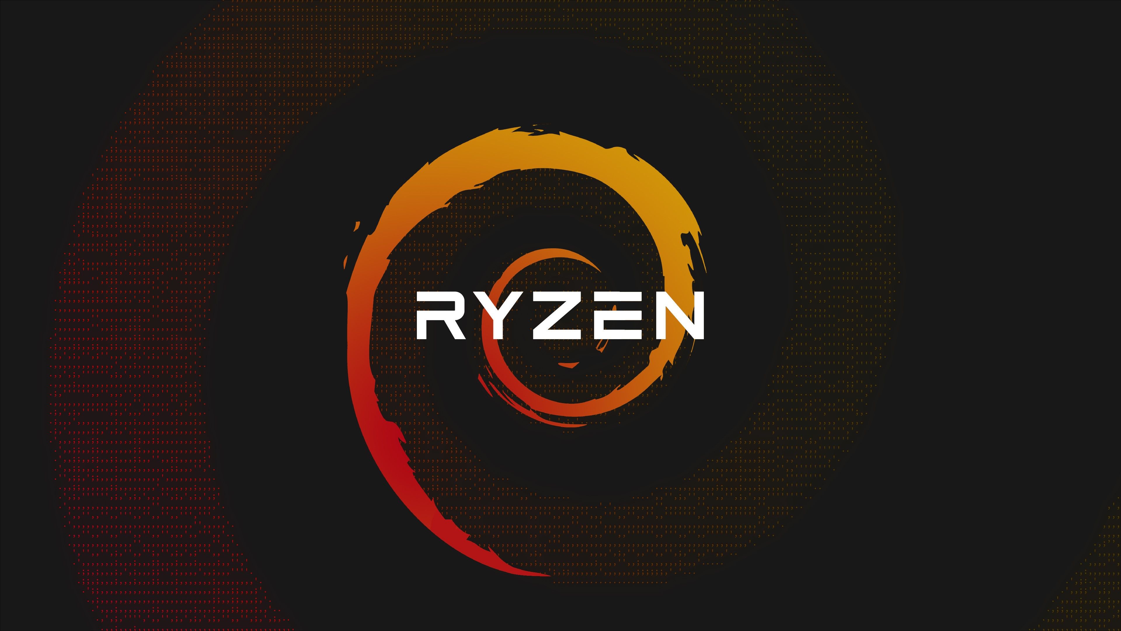 Wallpaper / AMD, RYZEN, logo