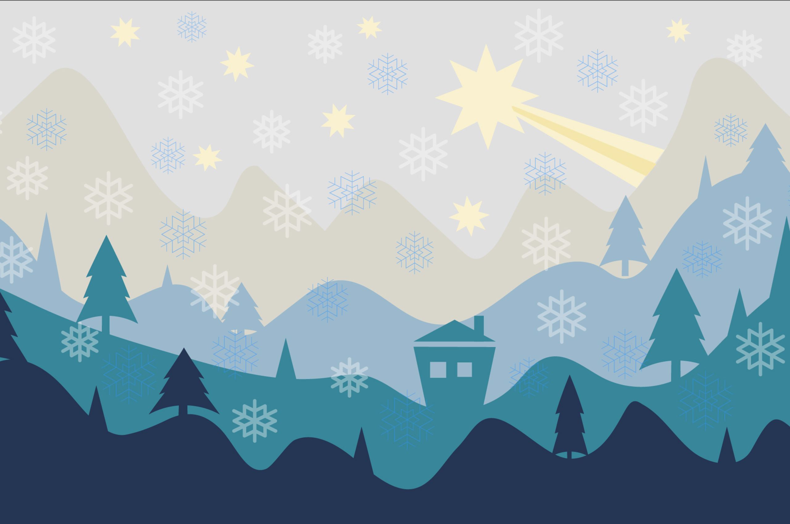 Christmas Flat Design Background Chromebook Pixel HD 4k Wallpaper, Image, Background, Photo and Picture