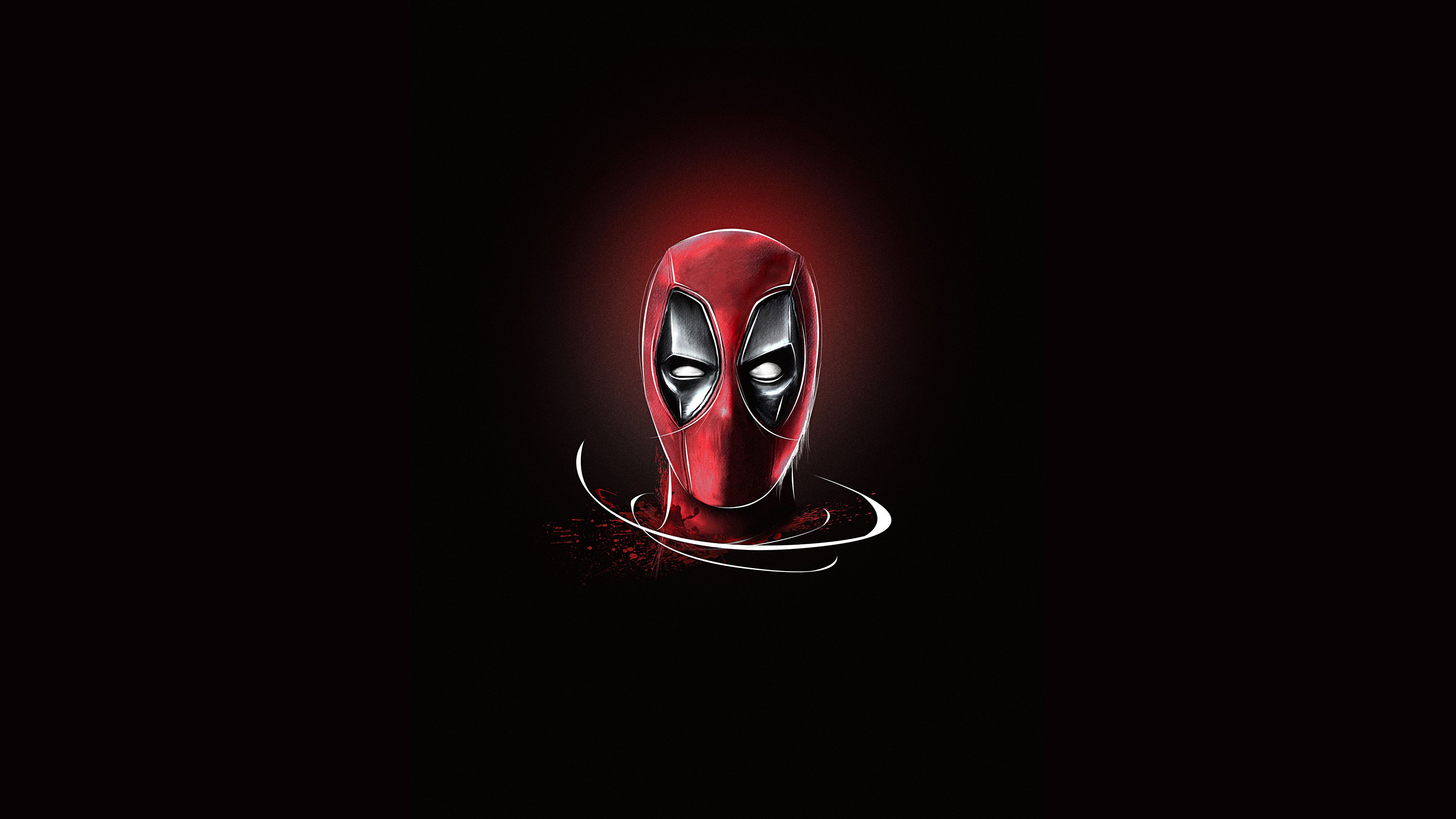 Deadpool Minimal Art 4k, HD Superheroes, 4k Wallpaper, Image, Background, Photo and Picture