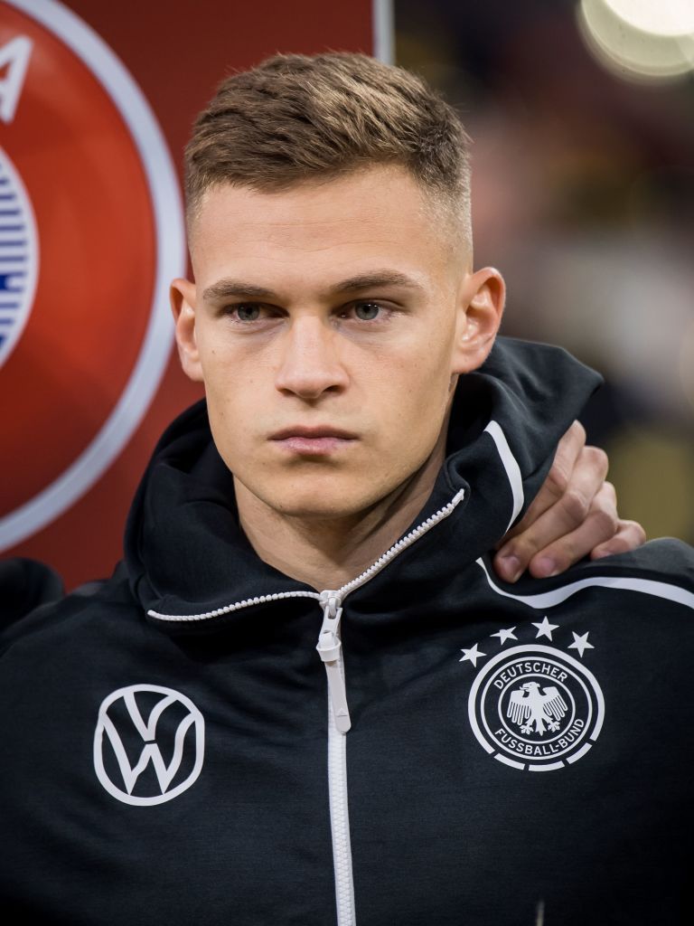 Joshua Kimmich of Germany during the UEFA EURO 2020 qualifier group C. Germany football team, Joshua, Mens hairstyles short