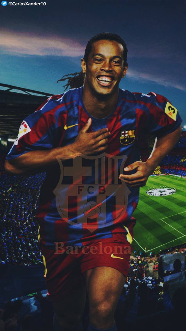 Wallpaper Barcelona Ronaldinho