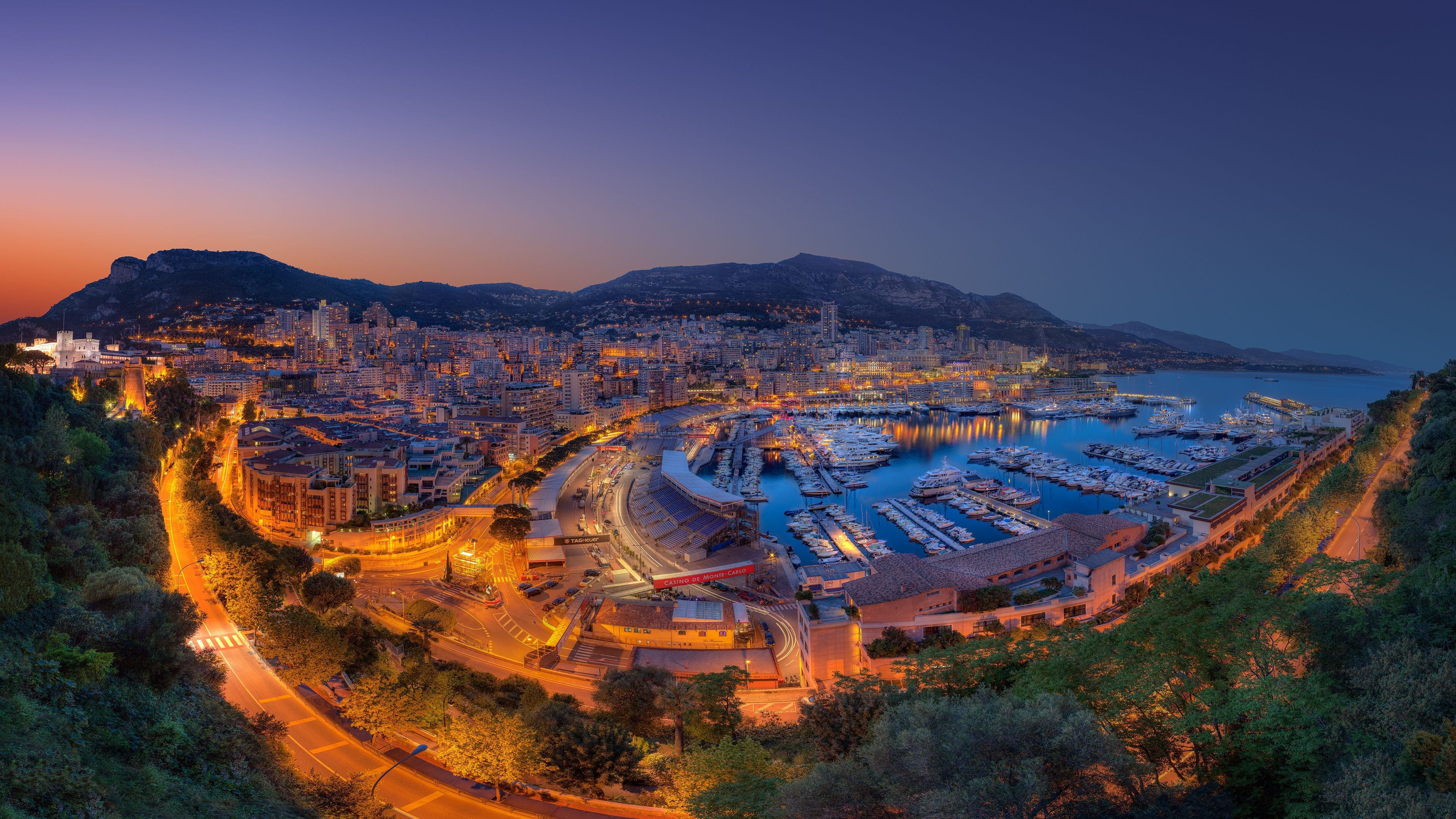 Formula 1 Grand Prix Fever at the Port Hercule of the Principali Wallpaper. Monaco, City, iPad air wallpaper