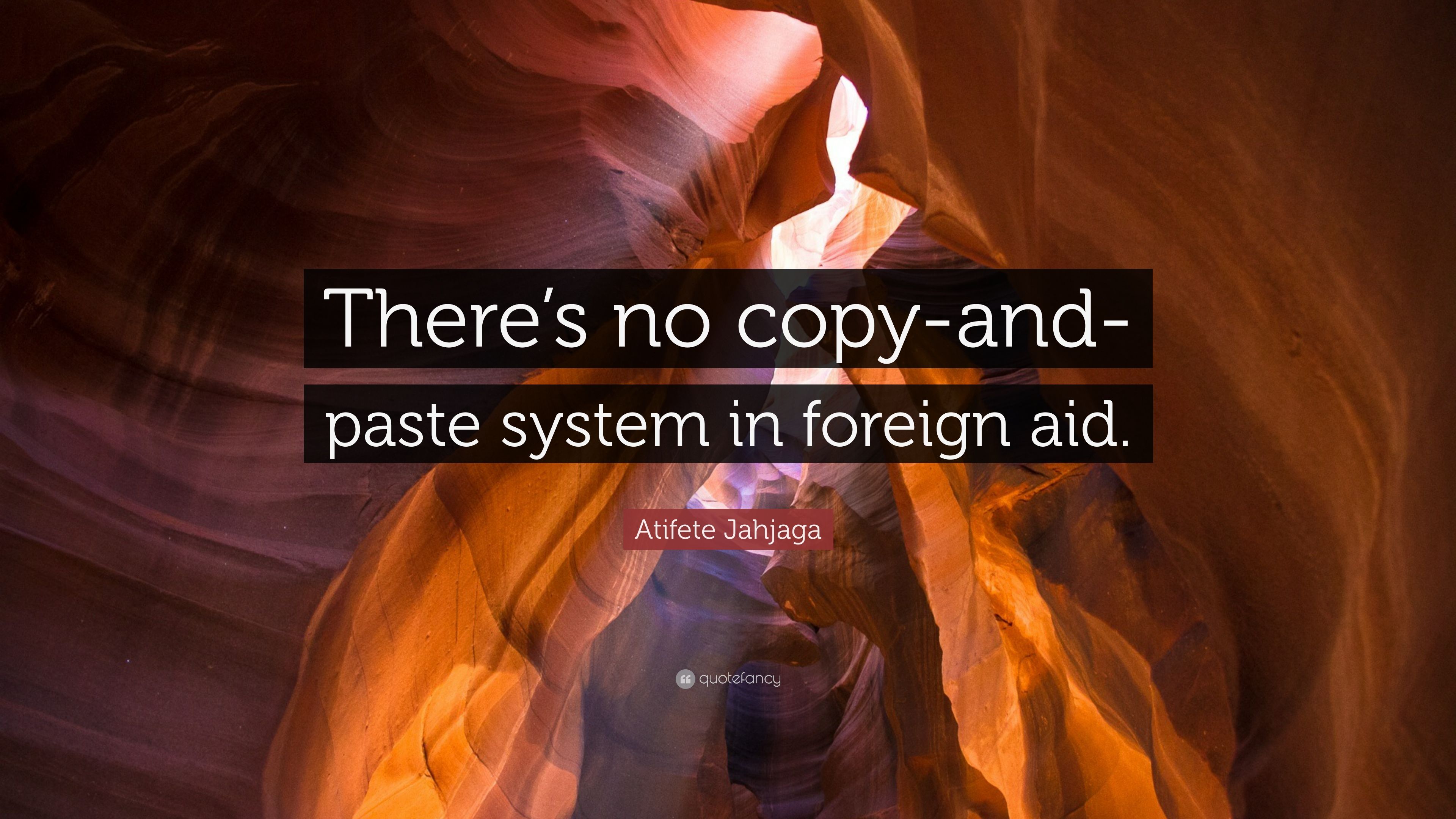 Atifete Jahjaga Quote: “There's No Copy And Paste System In Foreign Aid.” (7 Wallpaper)