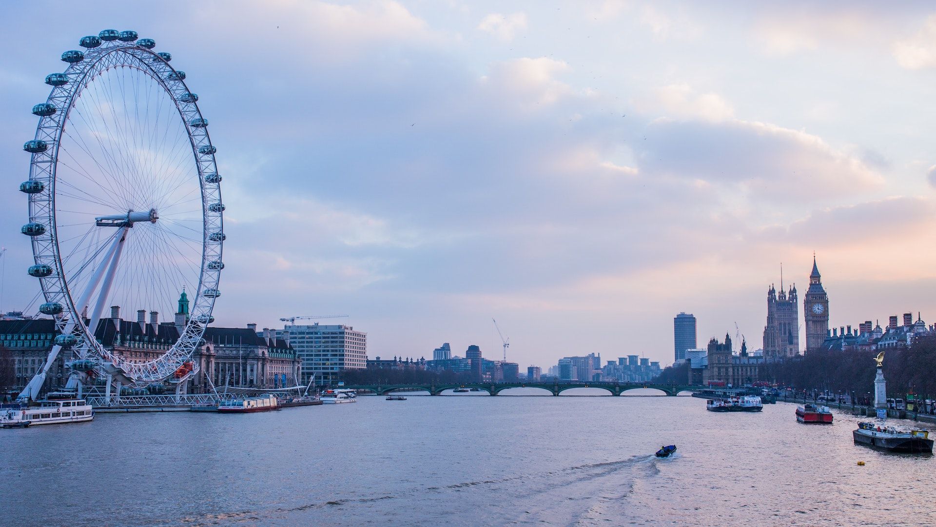 London Eye River Thames During Day Time Wallpaper Free Photo