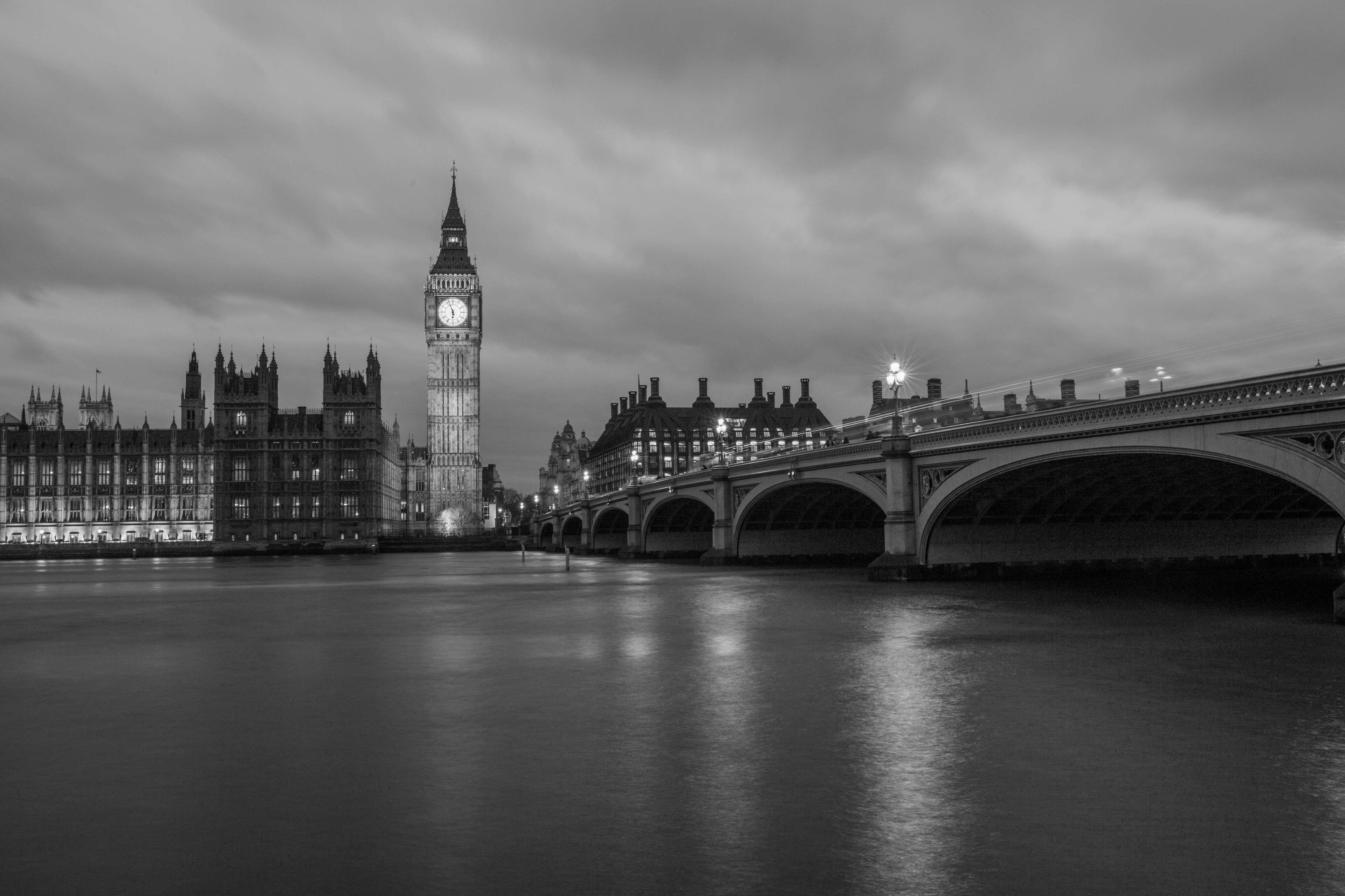 big ben #black and white #bridge #clock tower #london #night #palace #reflection #river #thames #thames river #wa. Big ben, Take better photo, Photography guide