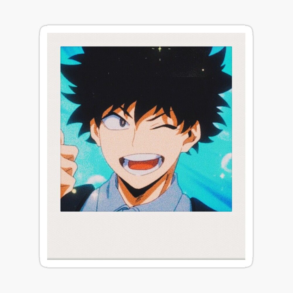 Yo Shindo Polaroid' Sticker by dayna5970. Cute anime pics, Anime wallpaper, Anime