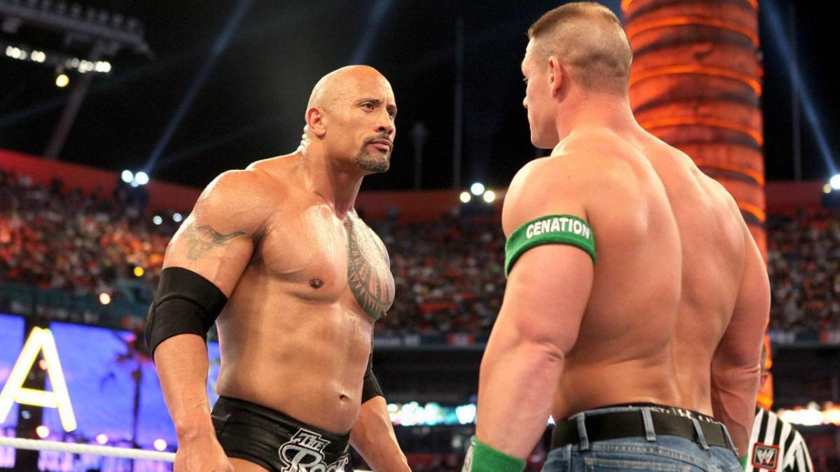 John Cena vs. The Rock: photo