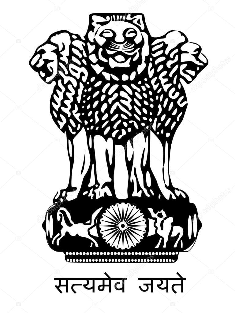 Emblem Of India. Lion Capital Of Ashoka Royalty Free SVG, Cliparts,  Vectors, and Stock Illustration. Image 84869180.
