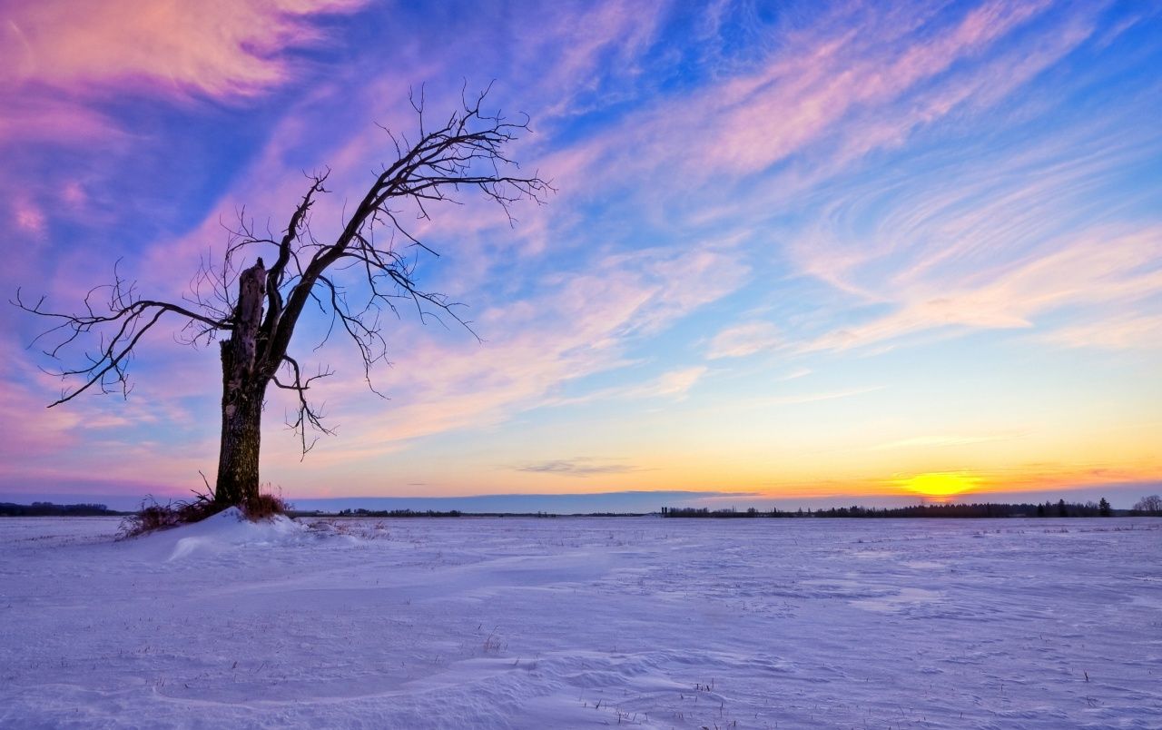 Beautiful Winter Sunset wallpaper. Beautiful Winter Sunset