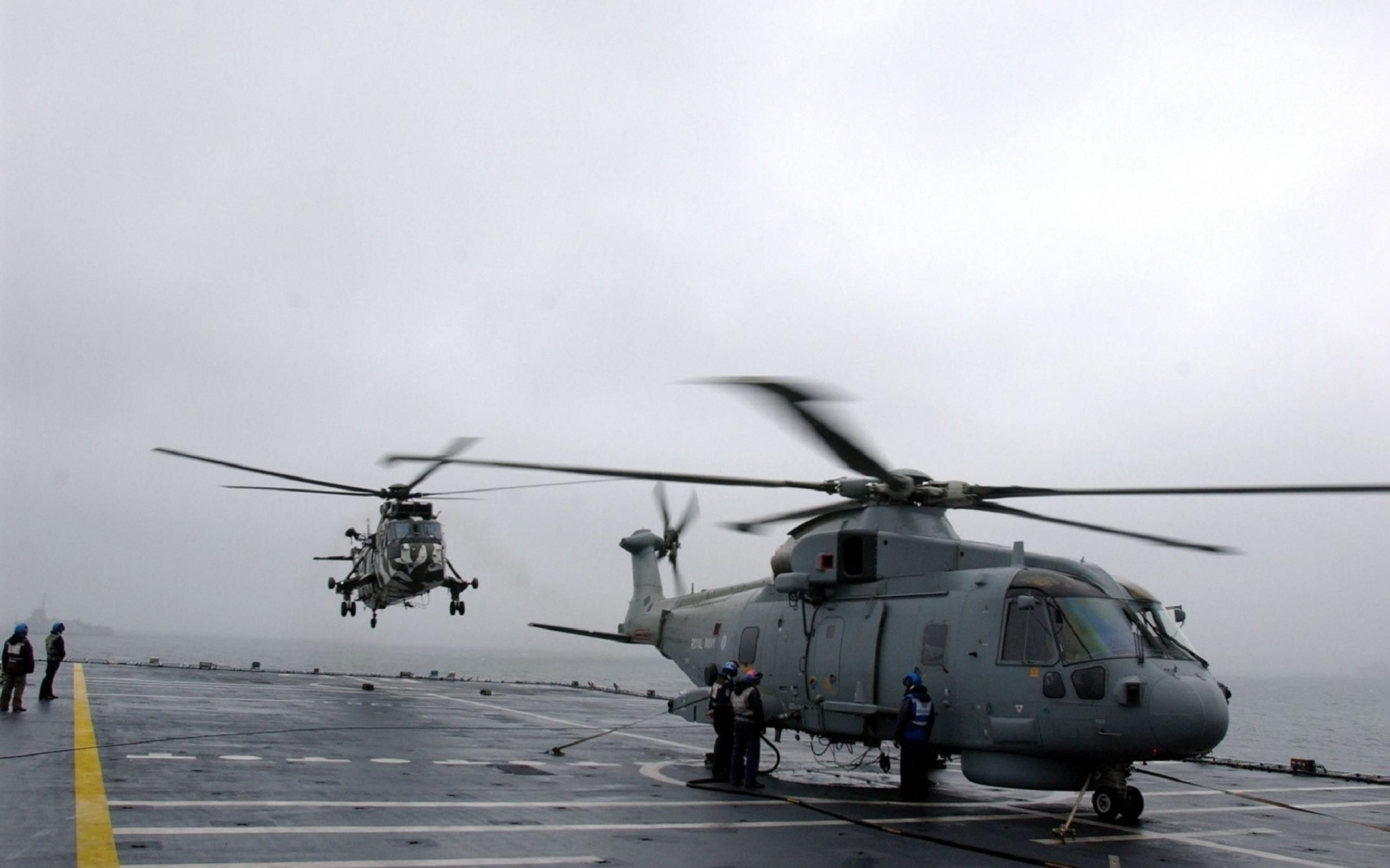 Aircraft Carrier Helicopter Landings. Helicopter, Military wallpaper, Military helicopter