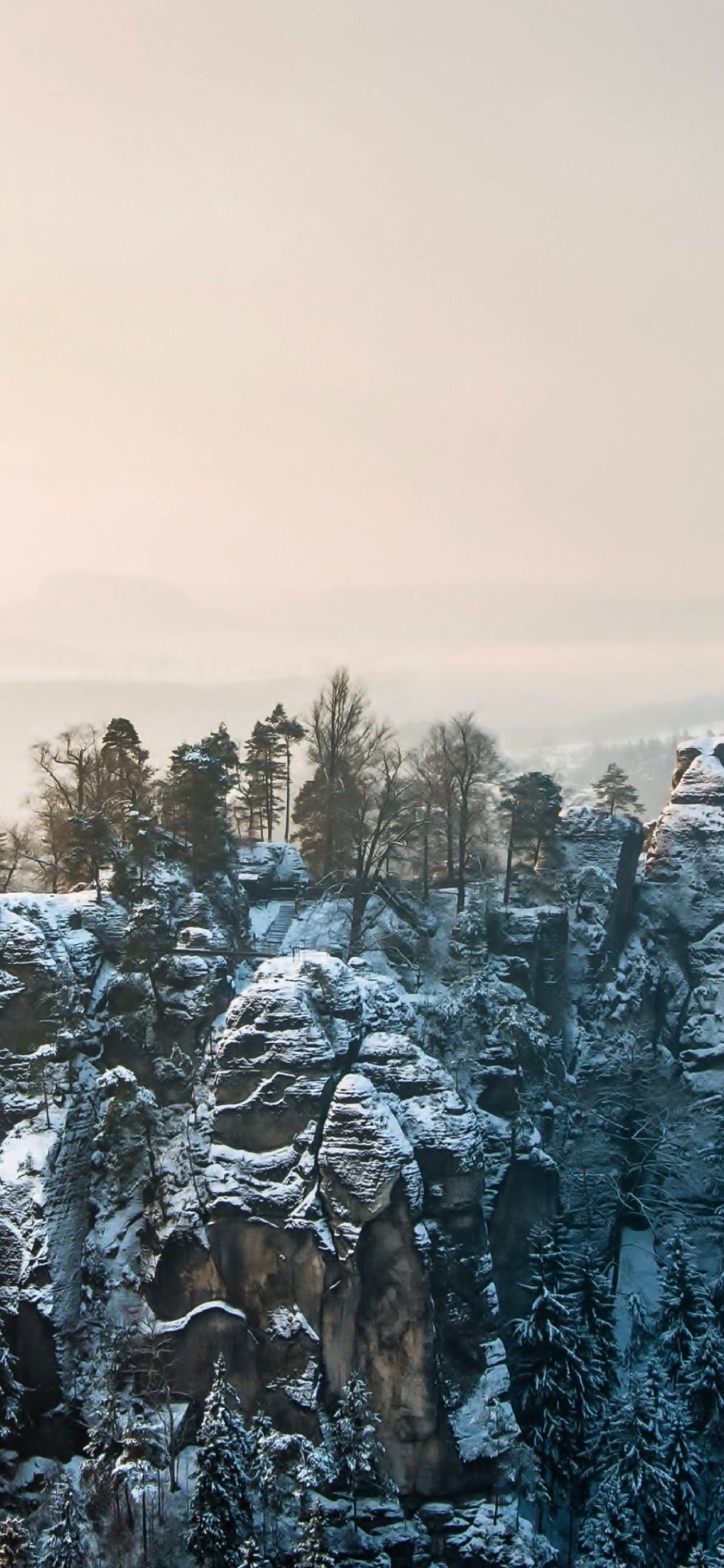 Scenery snow winter mountain. wallpaper.sc iPhone XS Max