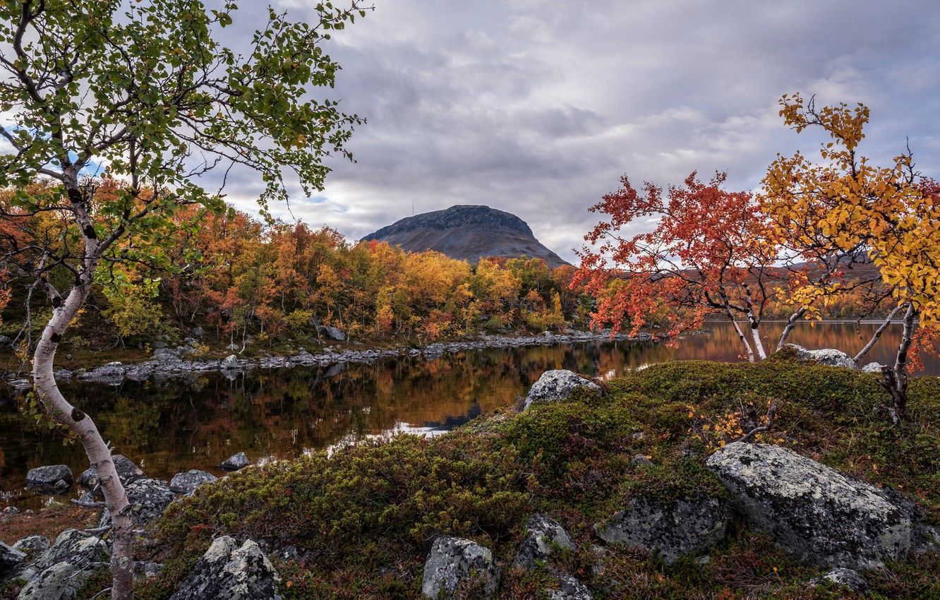Wallpaper Finland, Autumn wonderland, Kilpisjärvi image for desktop, section природа