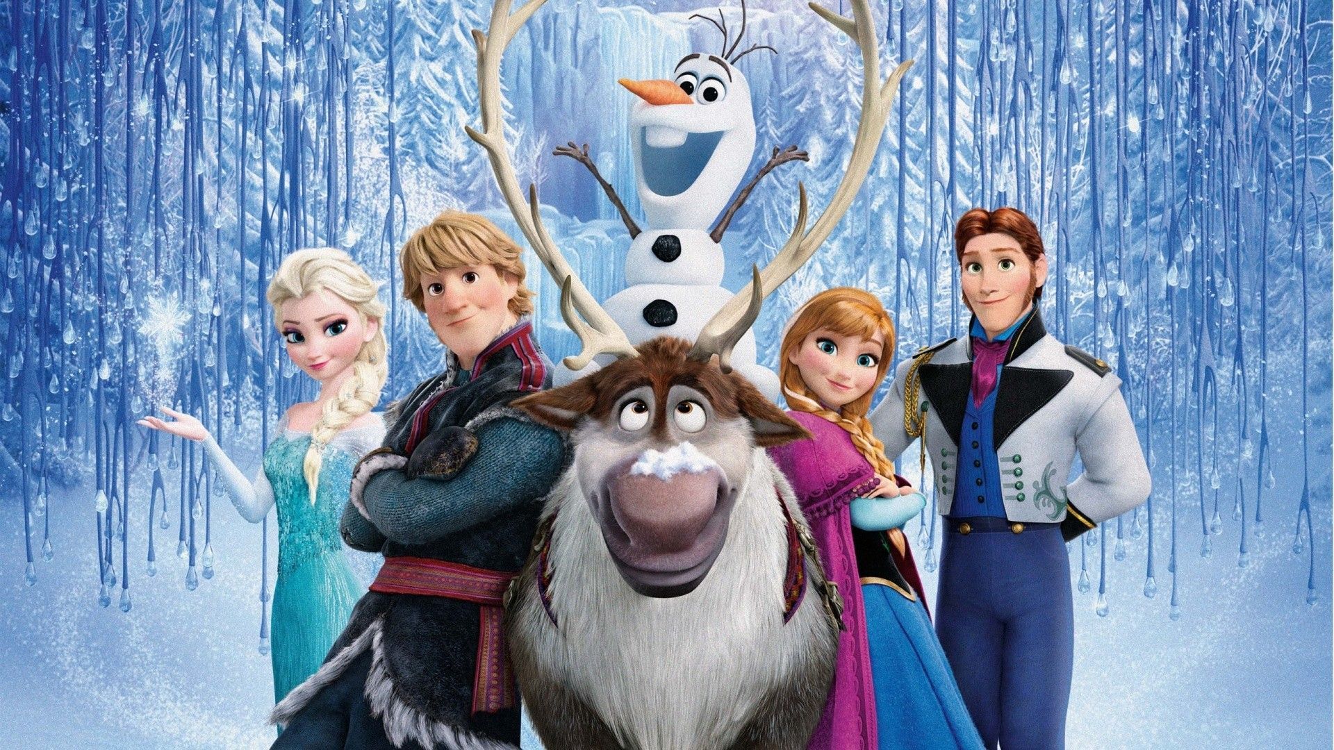 Frozen Disney Characters Wallpaper. Frozen movie, Disney frozen party, Disney frozen