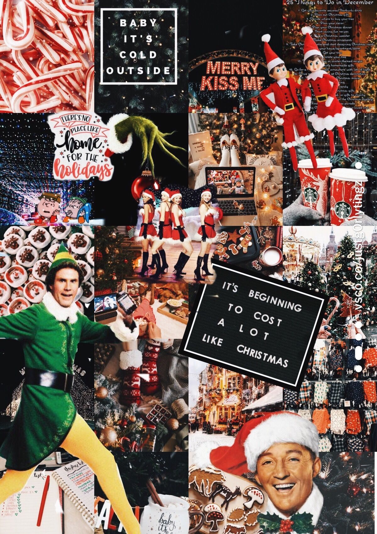 christmas collage wallpapers