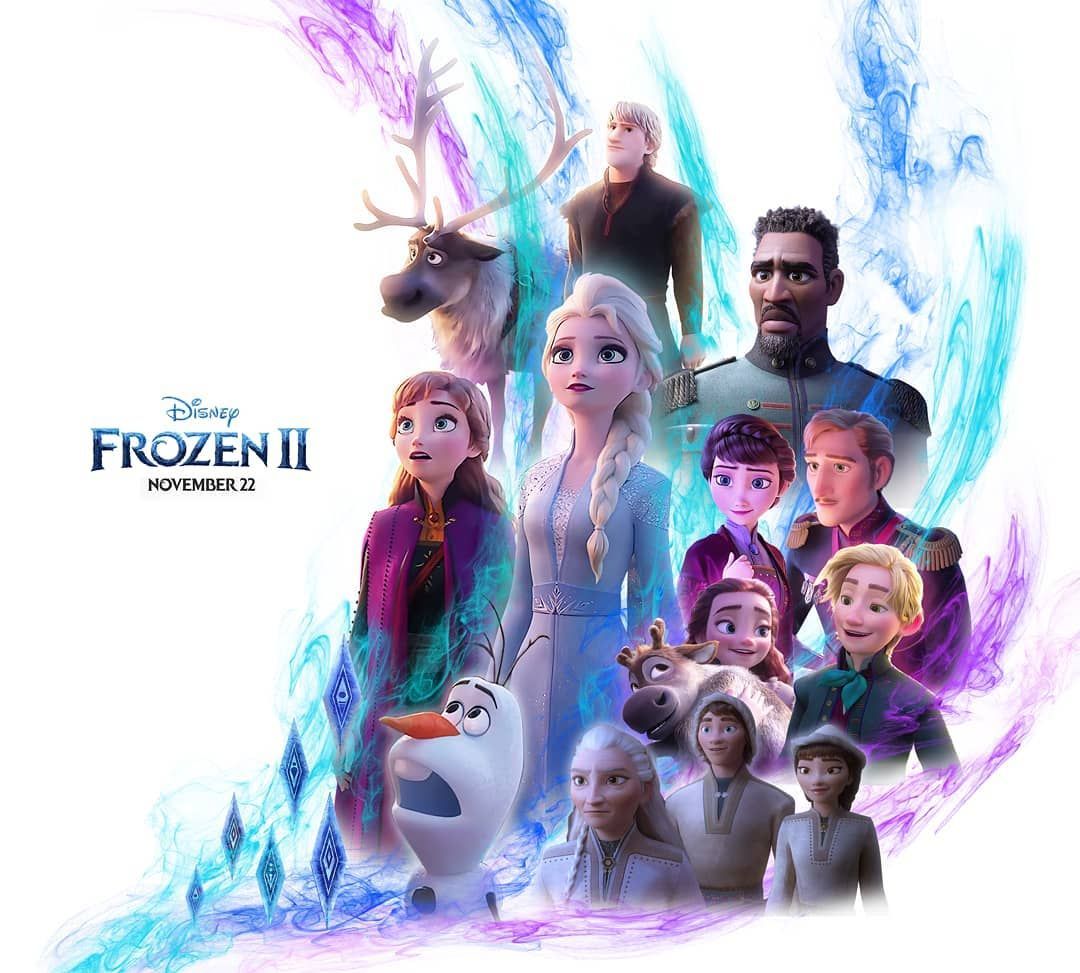 Frozen 2 Characters poster. I made this just as my new dekstop wallpaper