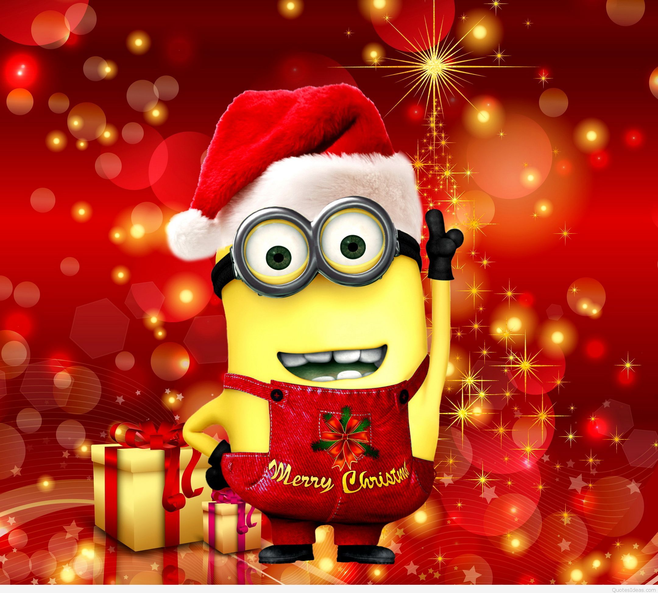 Minions Christmas Image HD Wallpaper & Background Download
