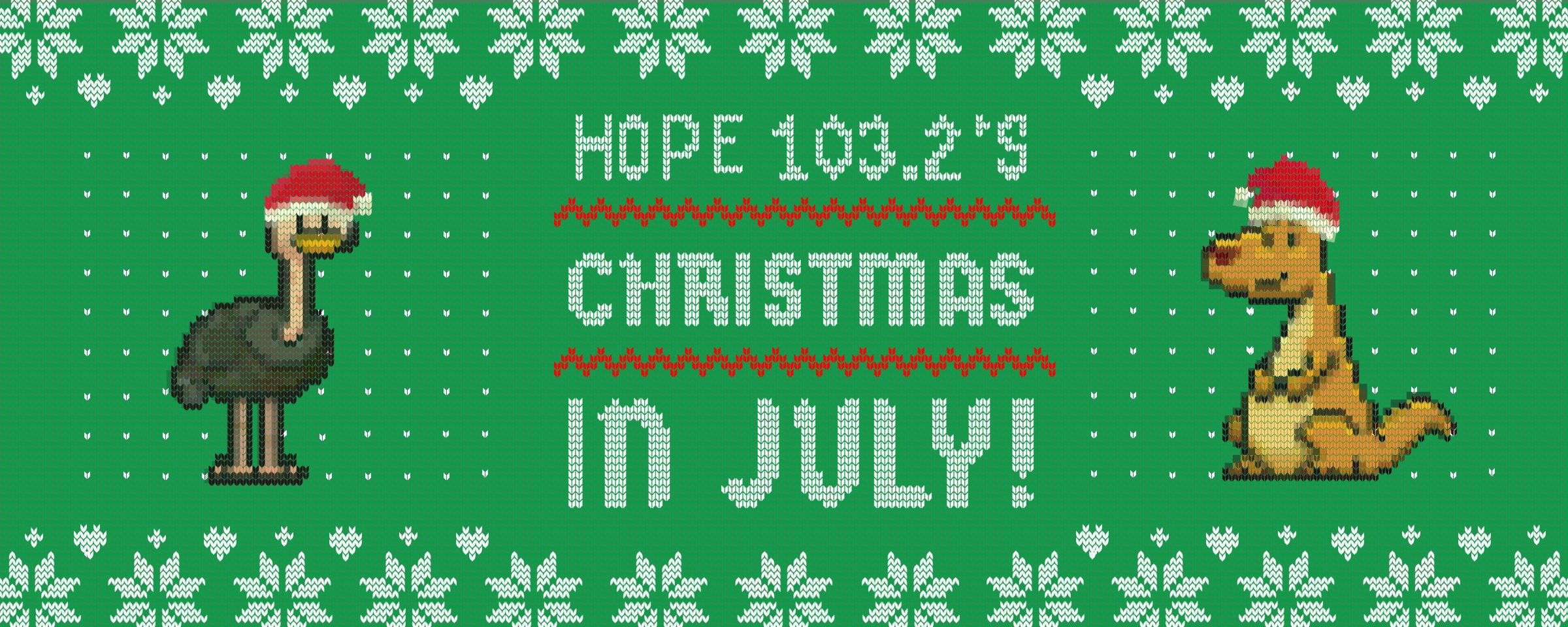 Your Christmas in July Phone Wallpaper