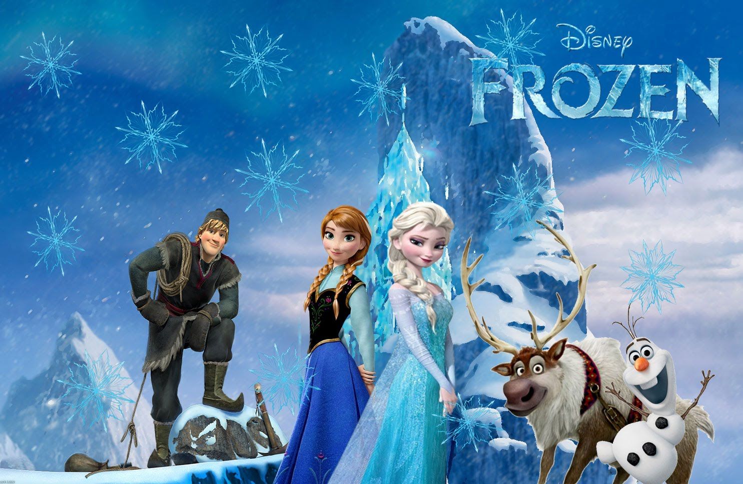 Frozen Wallpaper With Main Characters Wallpaper HD For Android HD Wallpaper